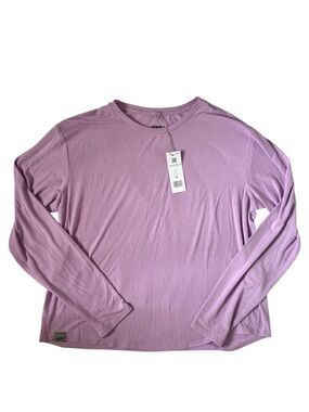 Hola Essential Long Sleeve Tee in Violet Bloom XL